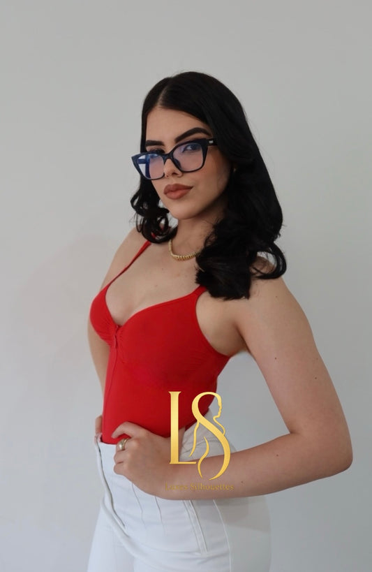 Luxe Silhouettes Full Body Shapewear – Red