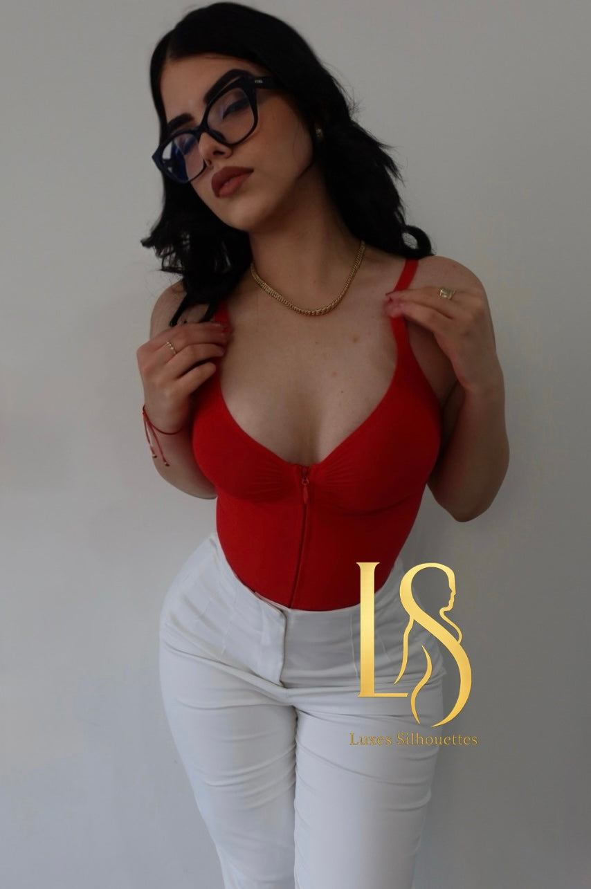 Luxe Silhouettes Full Body Shapewear – Red