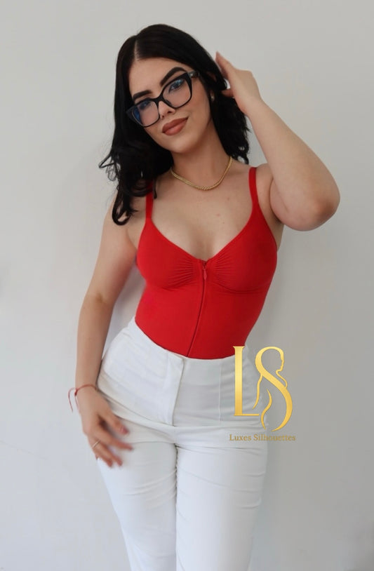 Luxe Silhouettes Full Body Shapewear – Red